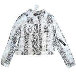d.jeans Stylish Snake Print Jacket